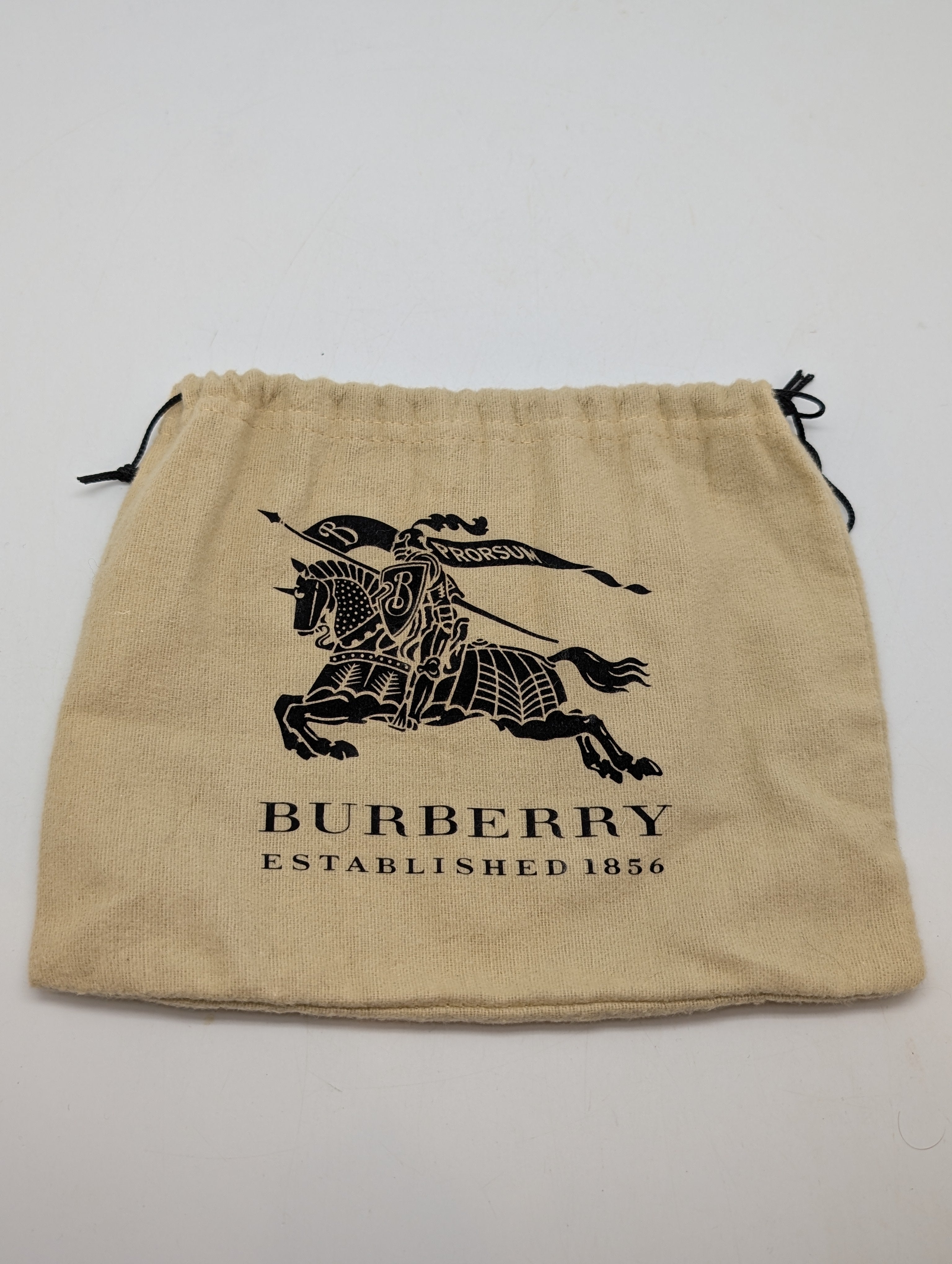 Burberry Belt with a gold plaque buckle