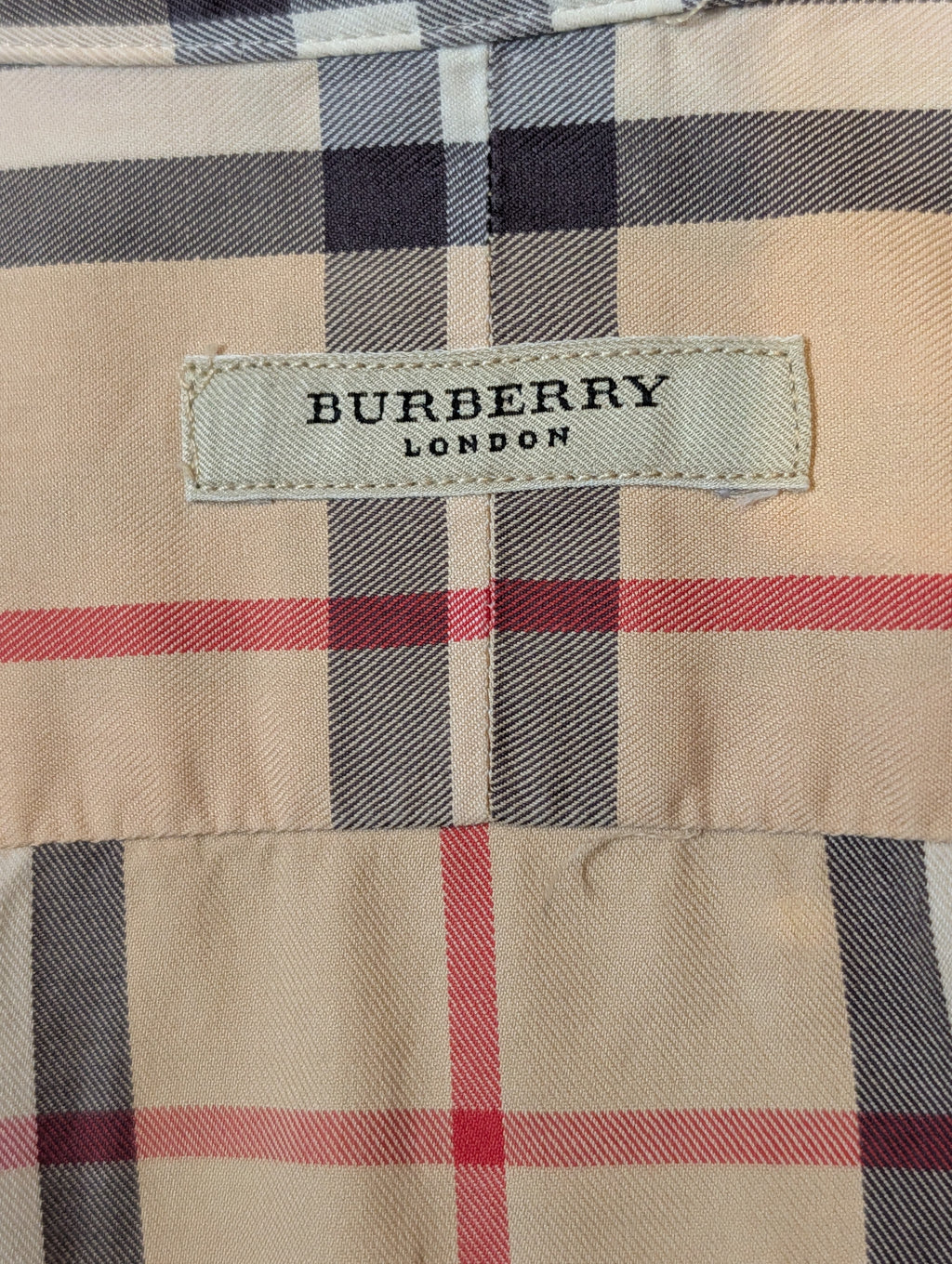 Vintage Burberry Nova Check-skjorte