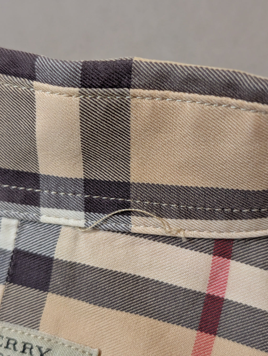Vintage Burberry Nova Check-skjorte