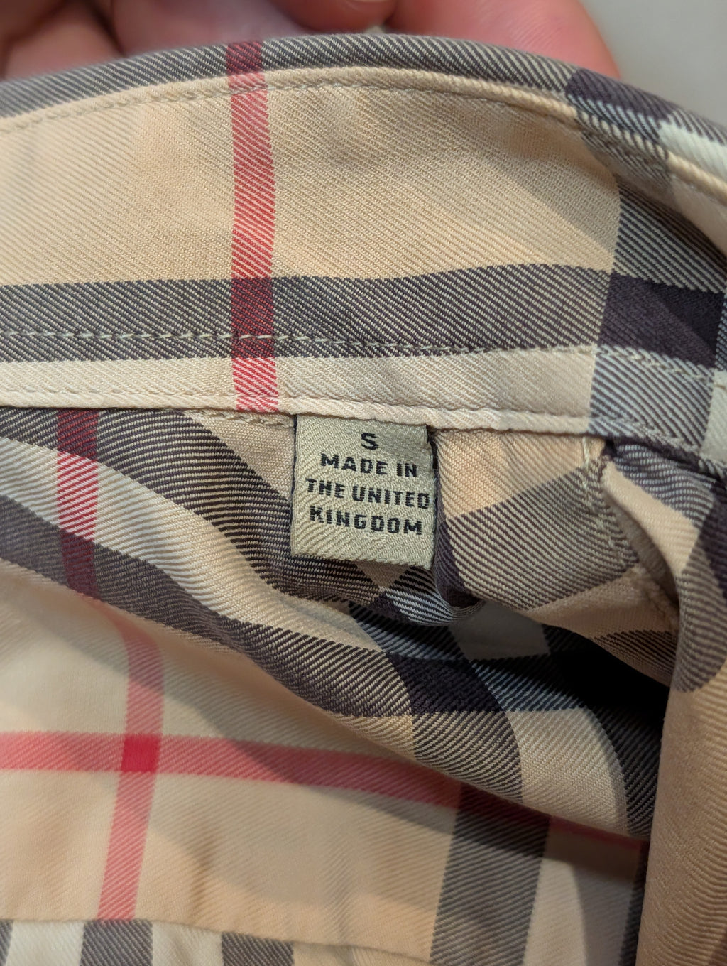 Vintage Burberry Nova Check-skjorte