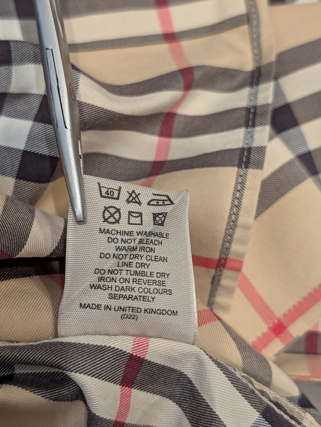 Vintage Burberry Nova Check-skjorte