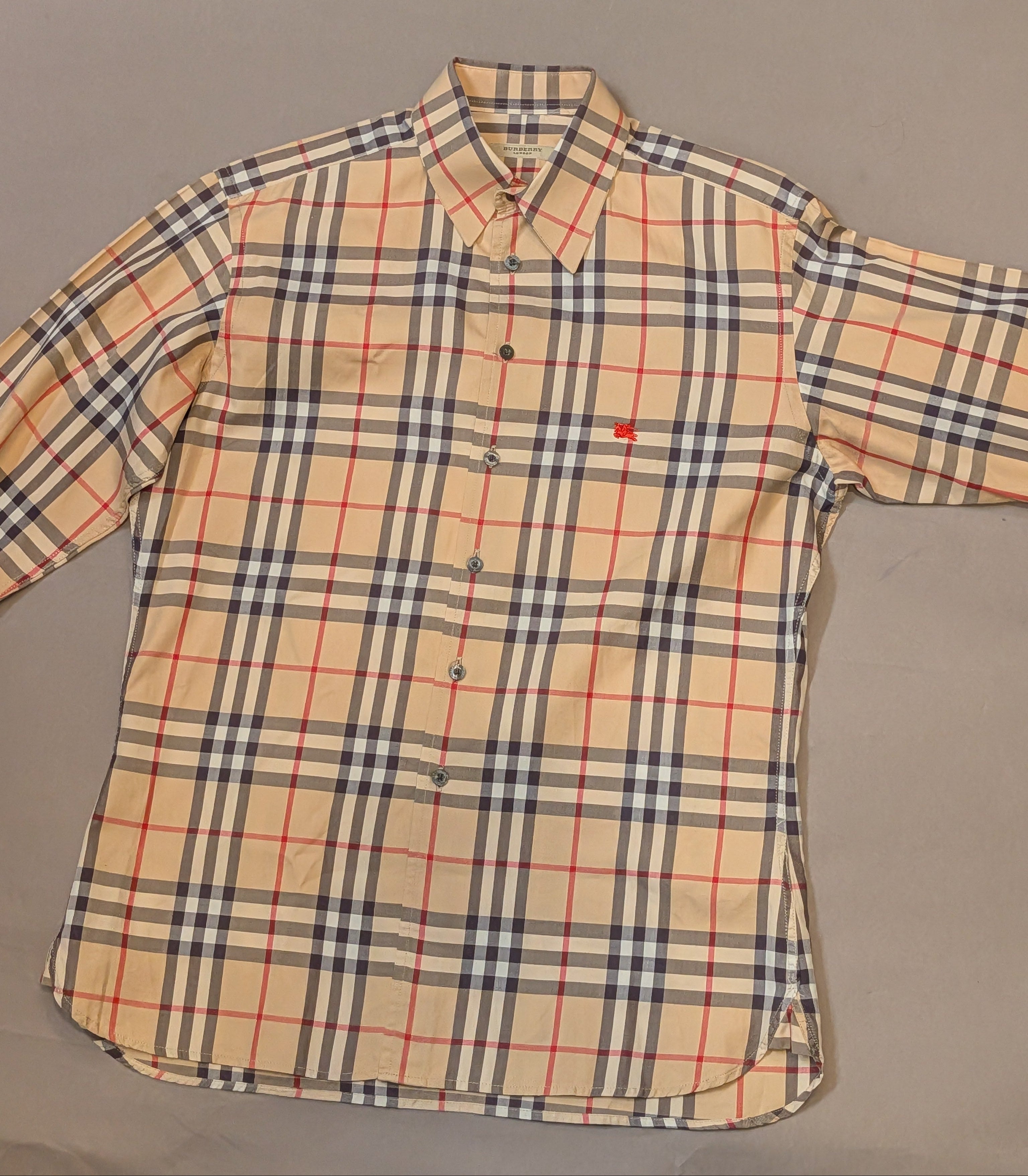 Vintage Burberry Nova Check-skjorte
