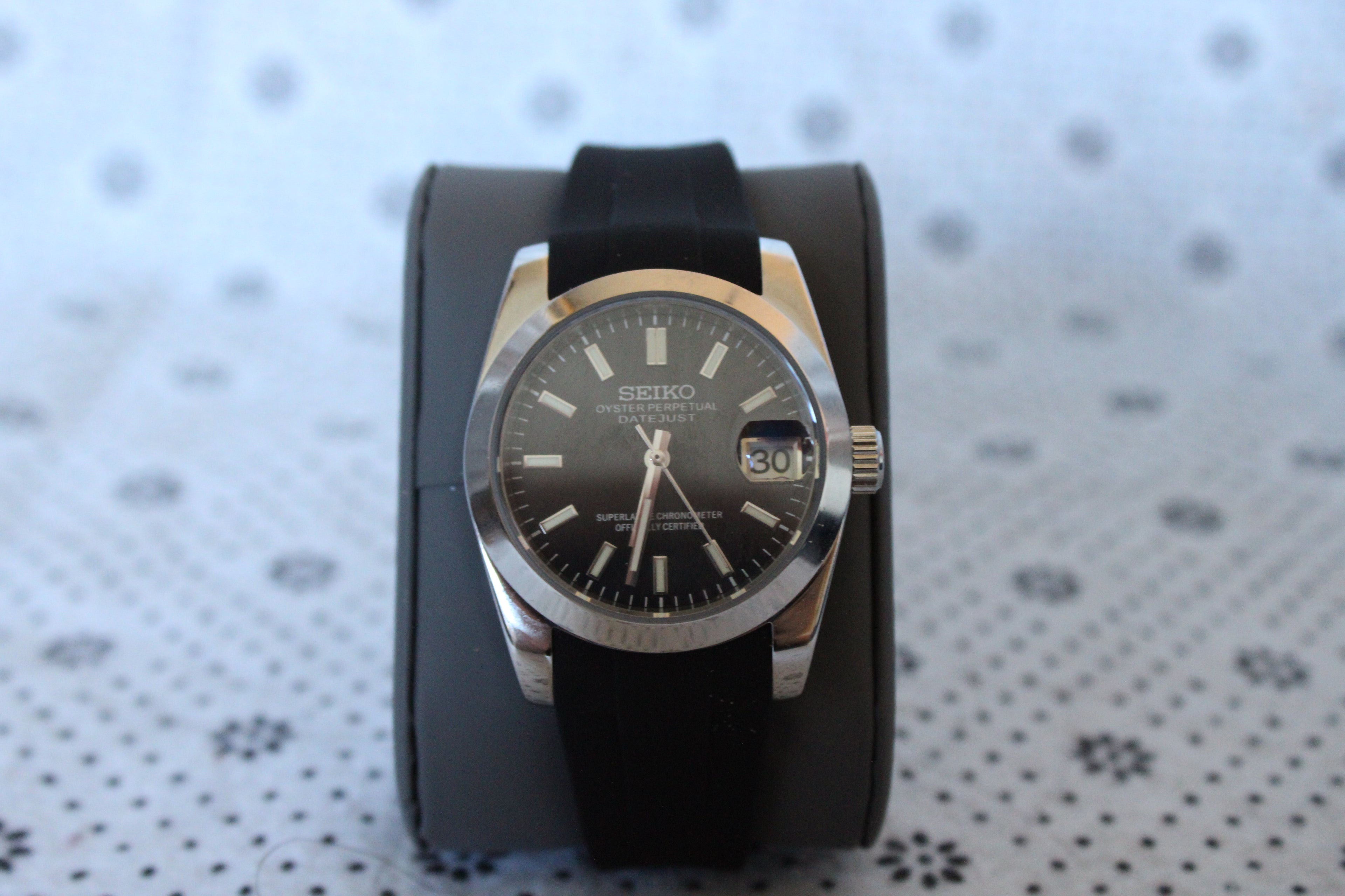 Rf custom watch with Seiko movement